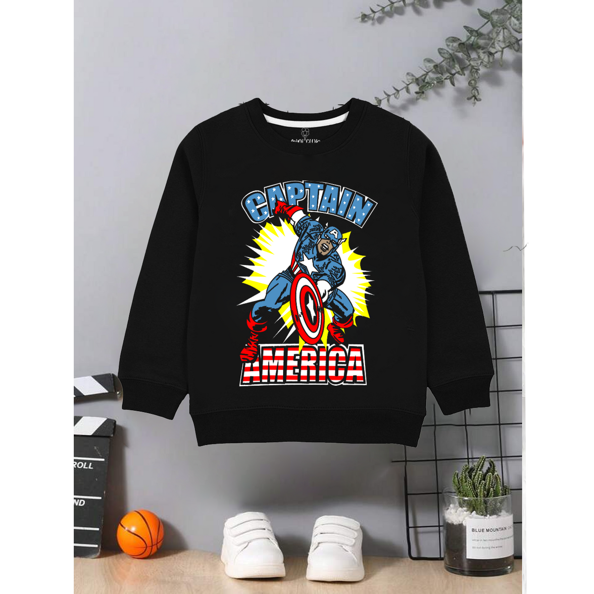 Captain america kids winter sweatshirt