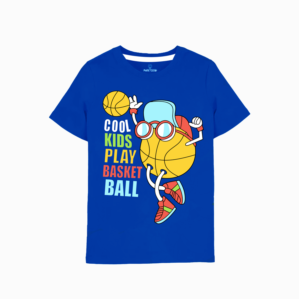 Play basket ball kids summer t shirt
