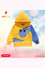 Crazy Dino Kids winter Hood