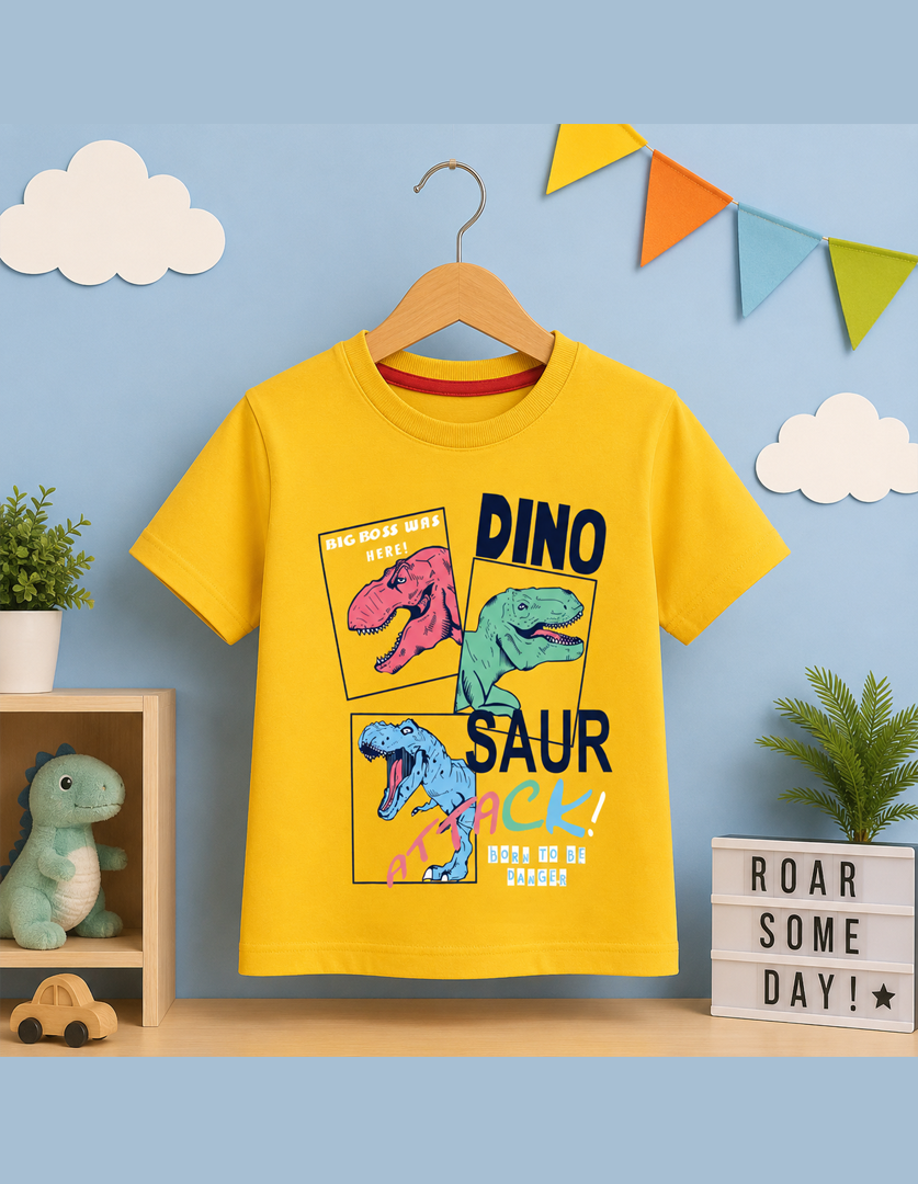 Dinosaur kids summer tshirt