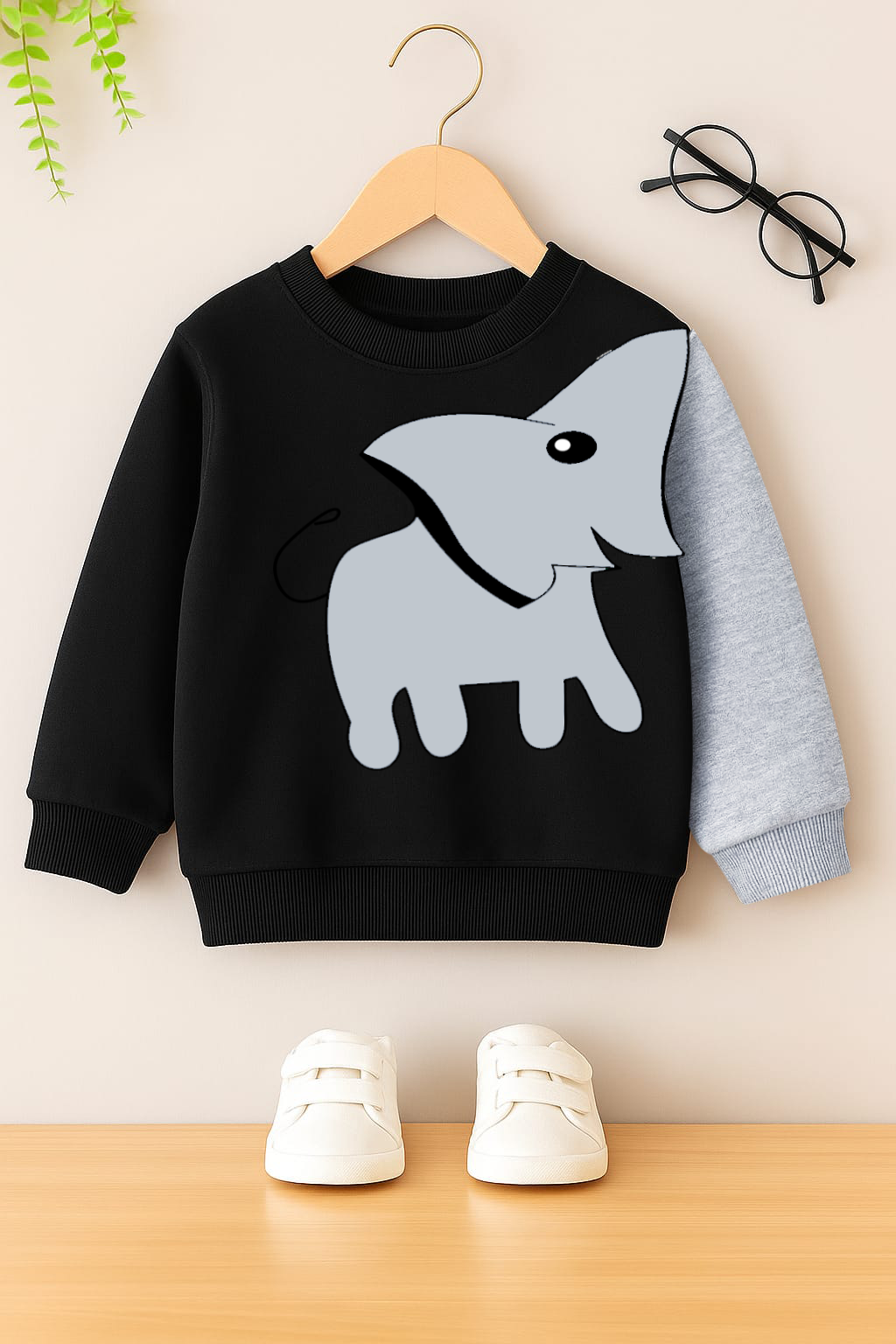 Elephant kids winter sweatshirt