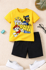 Team rules kids summer tshirt & shorts