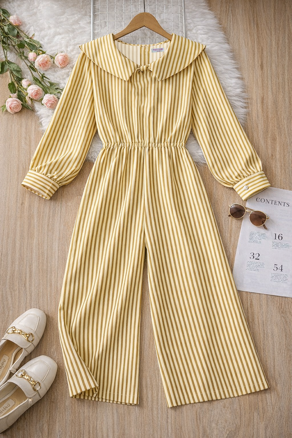 Sunbeam Stripe Kids Jumpsuit