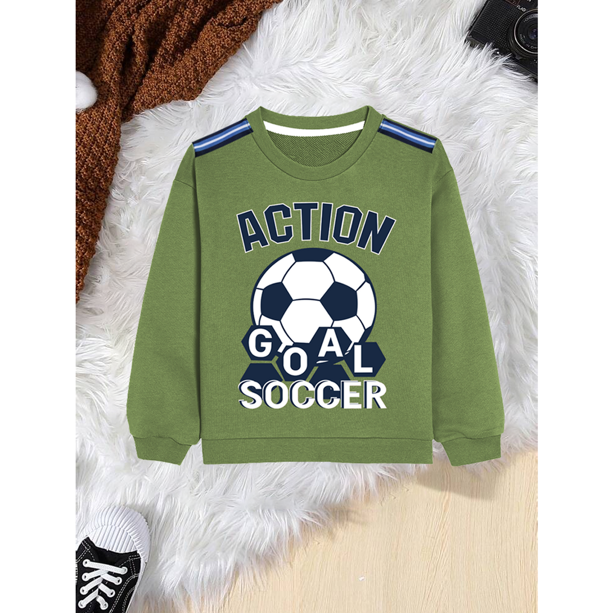 Football Action Kids Sweat Shirt