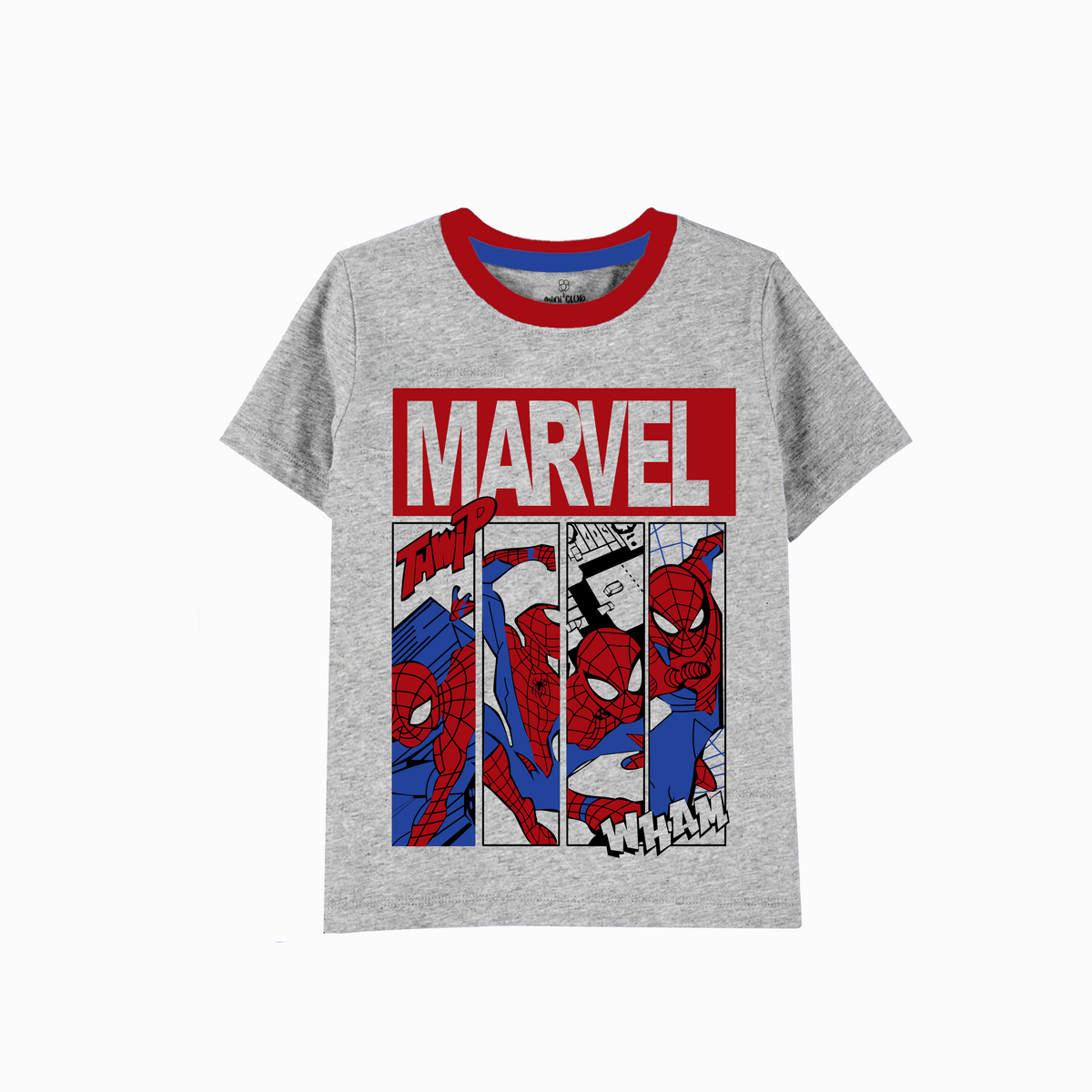 Grey spider kids t-shirt