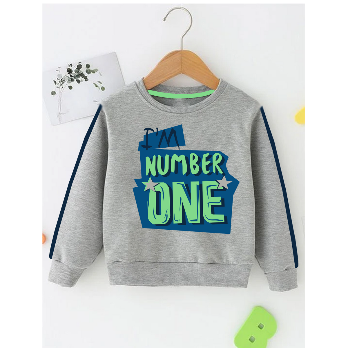I am Number one Kids Sweat Shirt