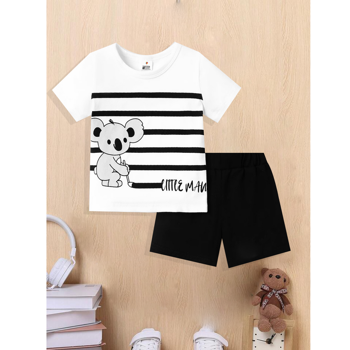 Little man Kids T-Shirt & Short