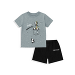 Naughty panda kids summer t-shirt & shorts