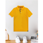 Mustard Yellow Kids Polo T-Shirt