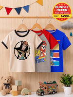 Pack of 3 boys T-shirts