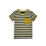 Mustard pocket kids t-shirt