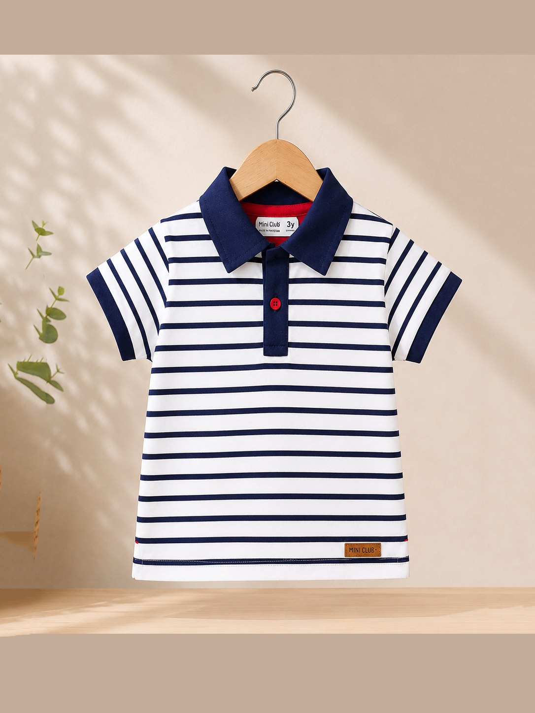 Classic Stripe Summer Polo Shirt