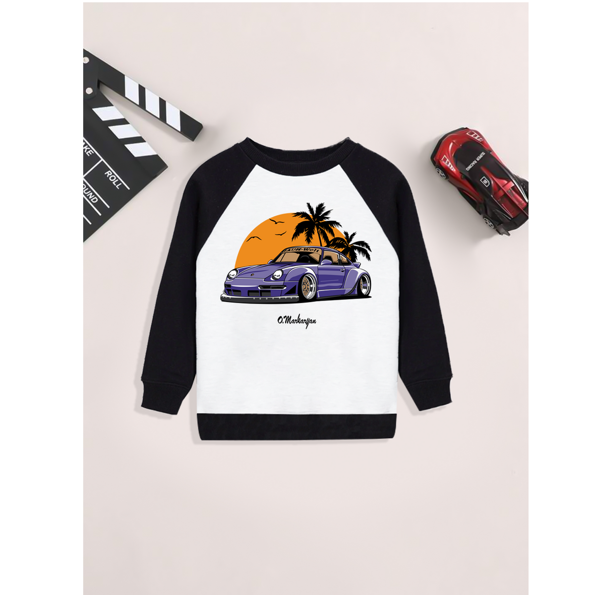 Car Kids Sweat Shirt