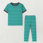 Striped Rib Girls Kids T-Shirt & Tights