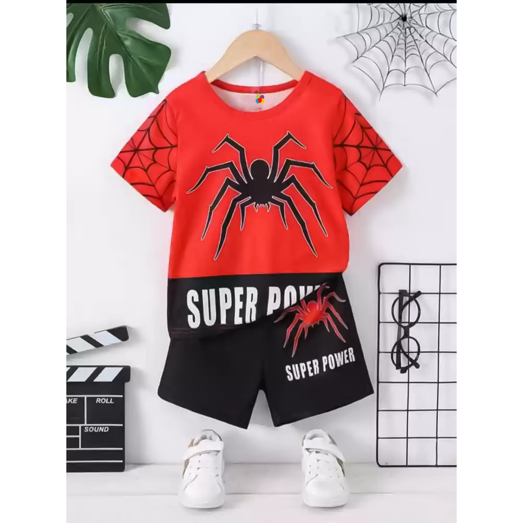 Super power Kids Costume T-shirt & short