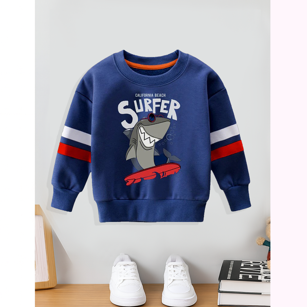 Surfer kids winter sweatshirt