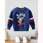 Surfer kids winter sweatshirt