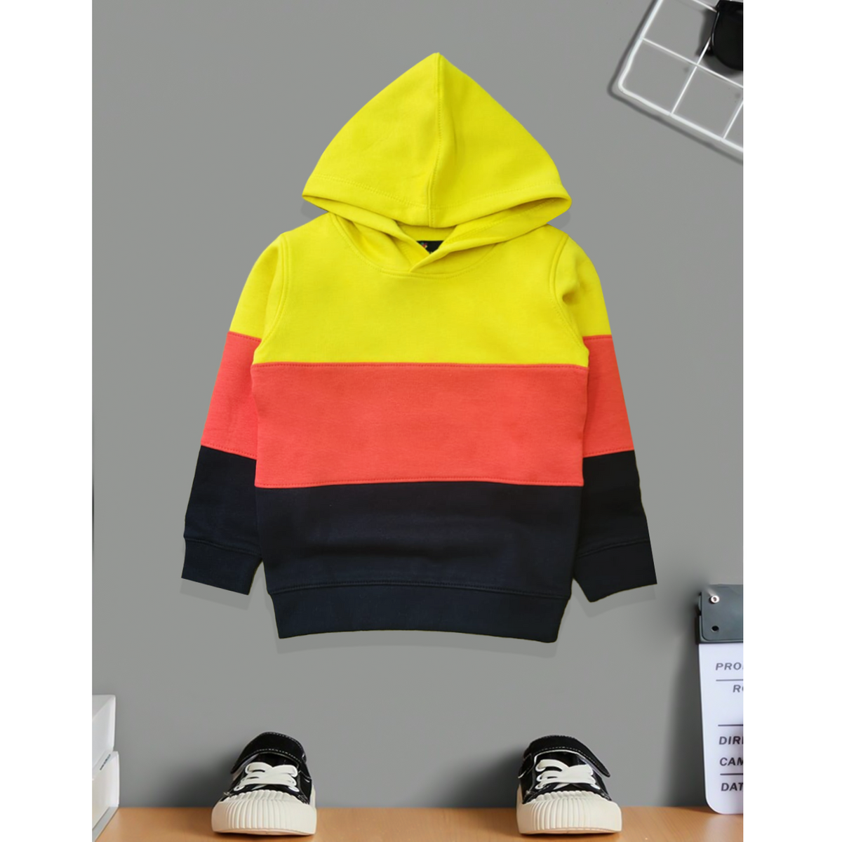 Color Block Kids Hood