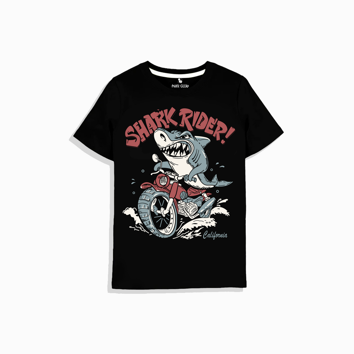 Shark Rider Kids T-Shirt