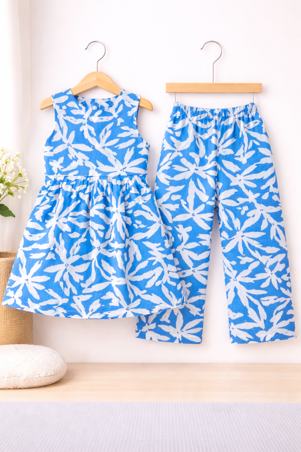 Ocean Bloom Girls Summer Outfit