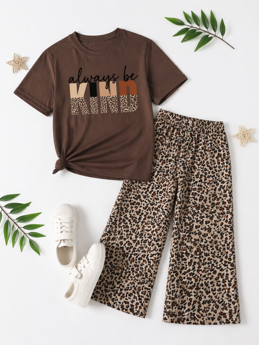 Wild summer t shirt & trouser