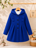Lilac Royal Blue Princess Winter Coat