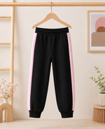 Black Trouser with Pink Panel