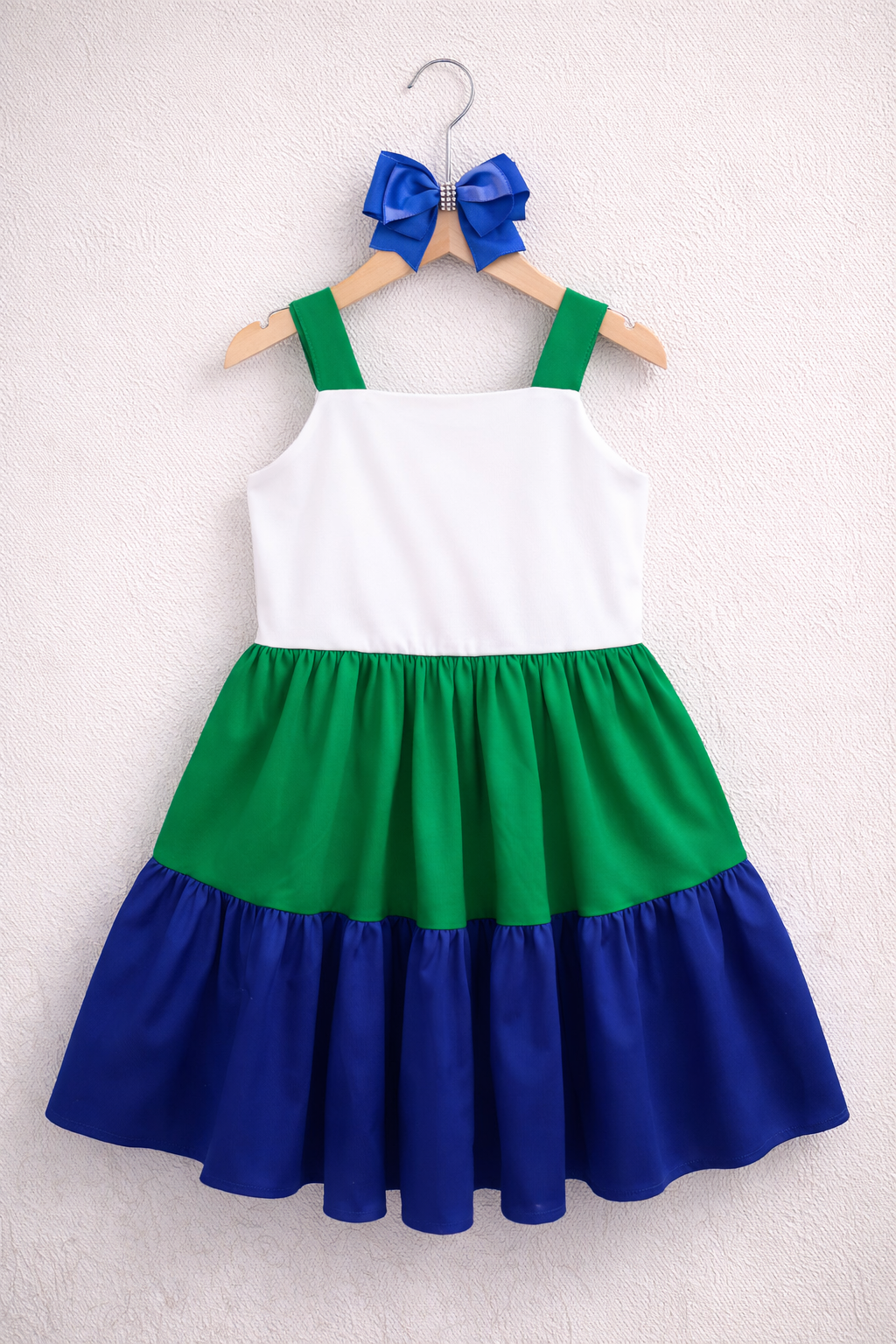 Bright and cheerful tiered dress