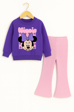 Minni mickey kids sweat shirt & flapper