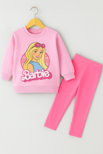 Barbie kids sweat shirt & tights