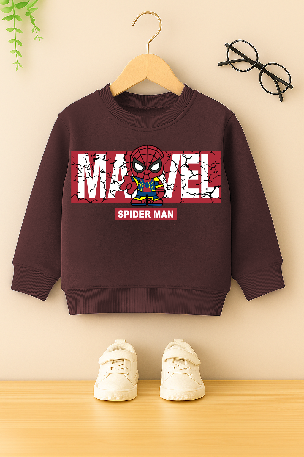 Marvel spiderman kids winter sweat shirt