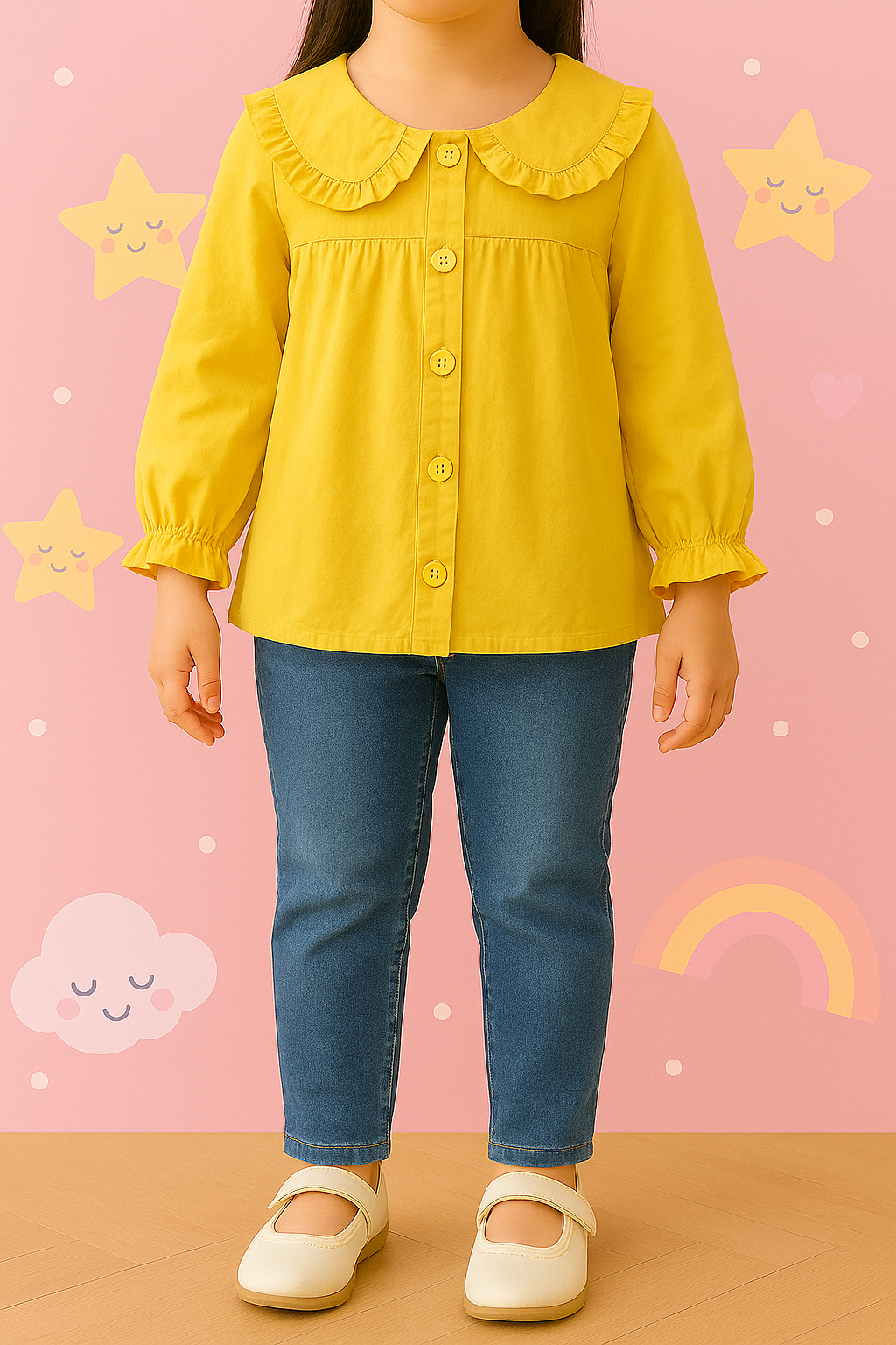 Sunbeam Ruffle Kids Shirt