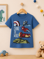 Change the world kids summer t shirt