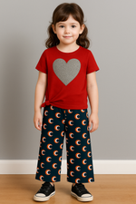 Red Heart kids T-Shirt & summer trouser