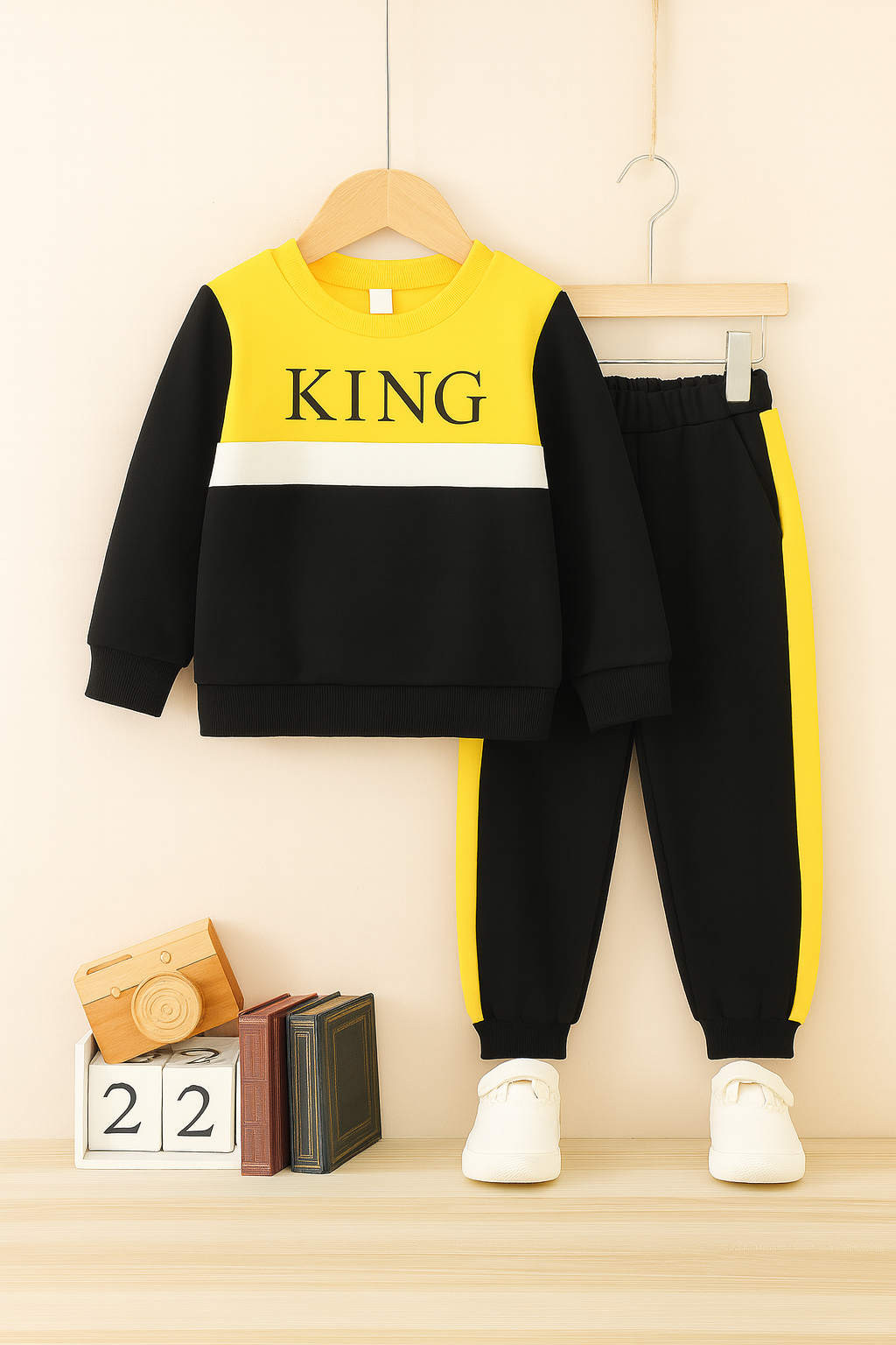 King kids winter sweatshirt & trouser