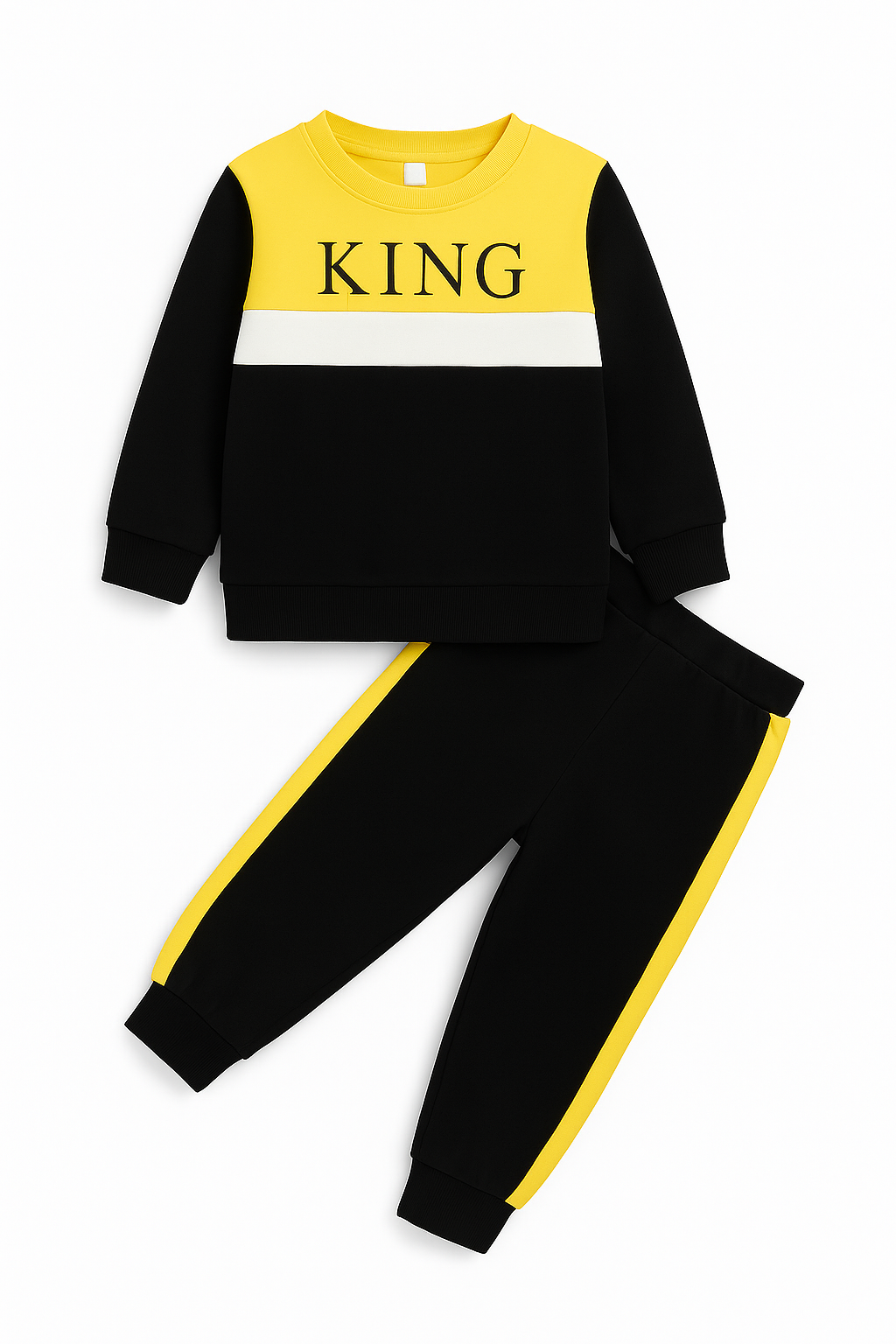King kids winter sweatshirt & trouser