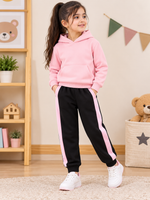 Black Trouser with Pink Panel