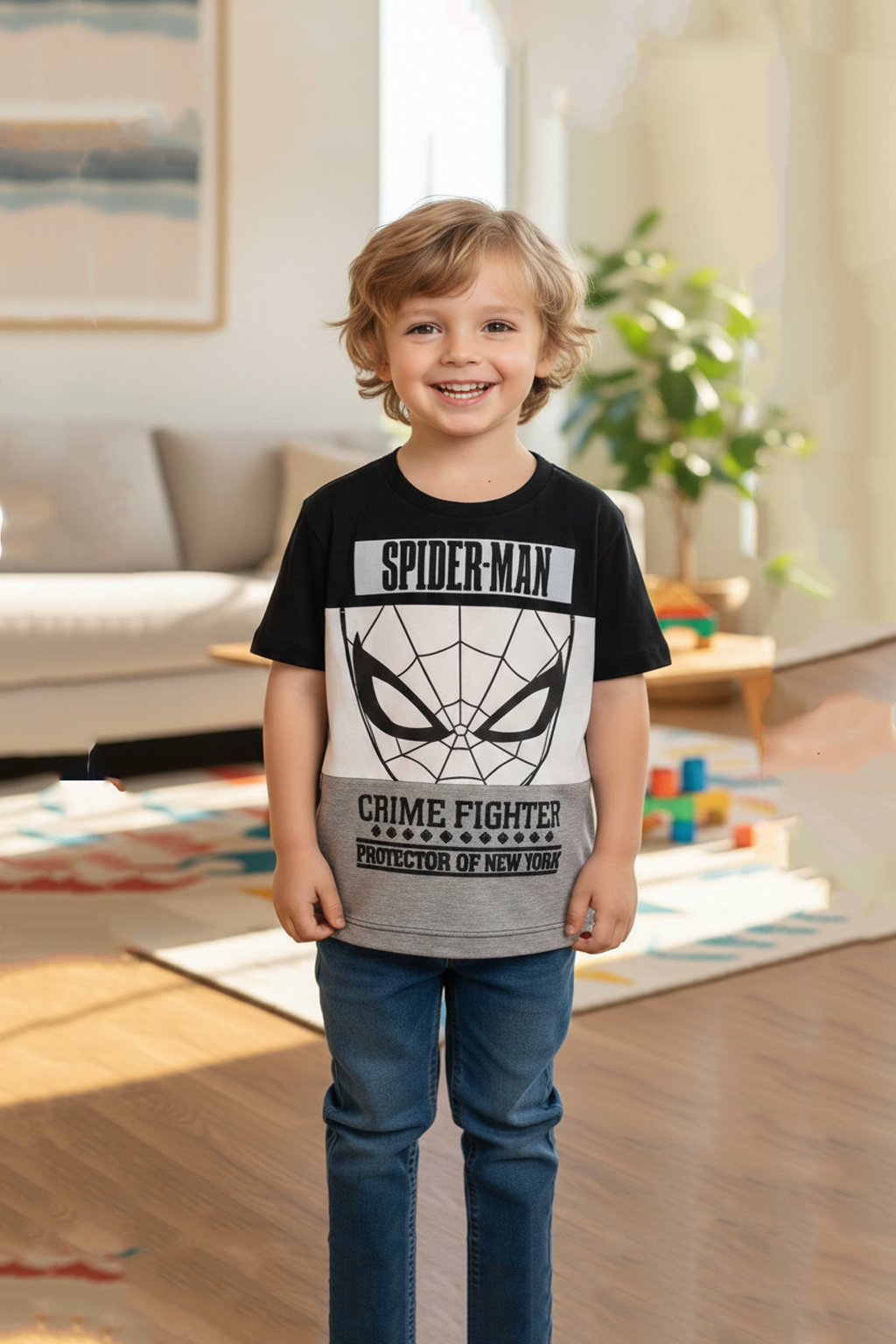 Spiderman kids summer t shirt
