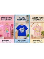 Pack of 3 girls summer t-shirts