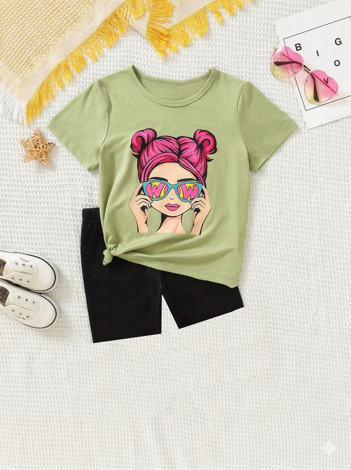 Mangino summer t shirt & shorts