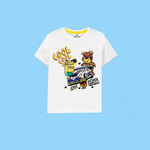 White cool bear kids t-shirt