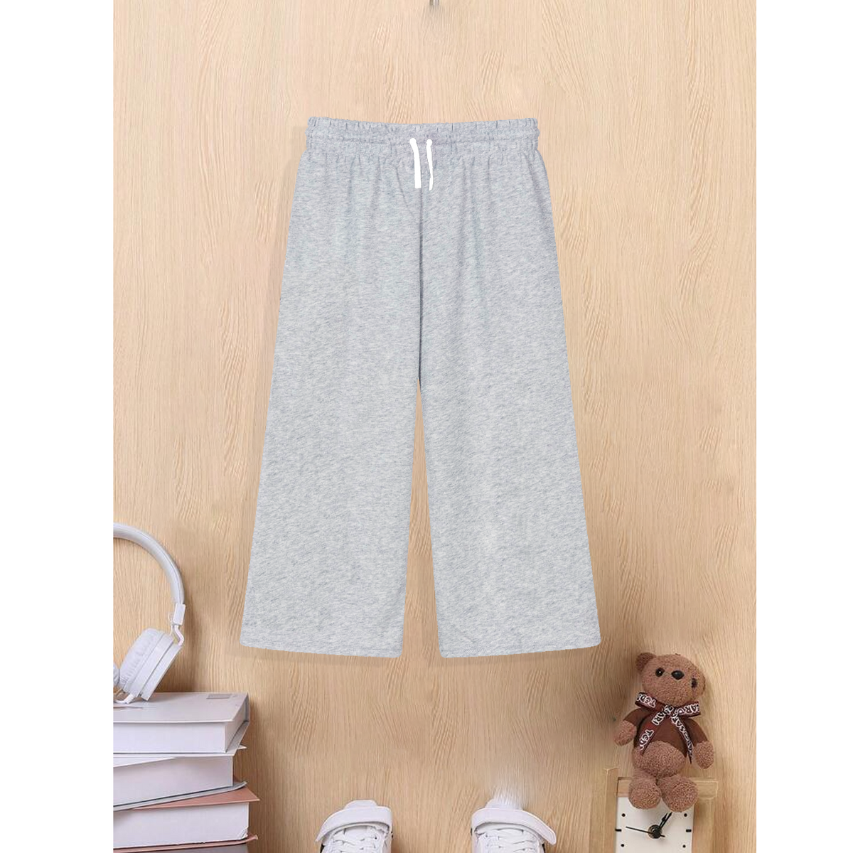 Grey kids summer trouser