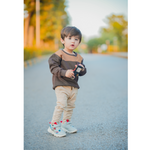 Brown Pocket Kids Sweat Shirt