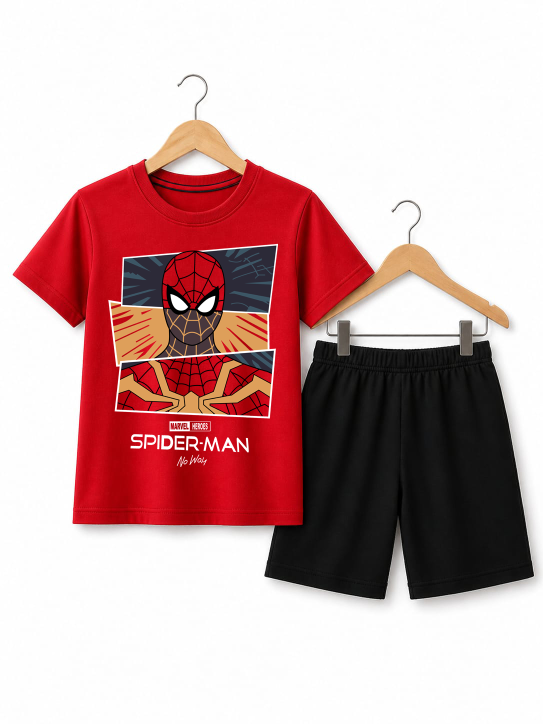 Red spider kids summer t shirt & shorts