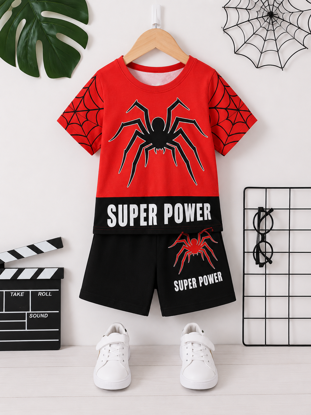 Super power Kids Costume T-shirt & short