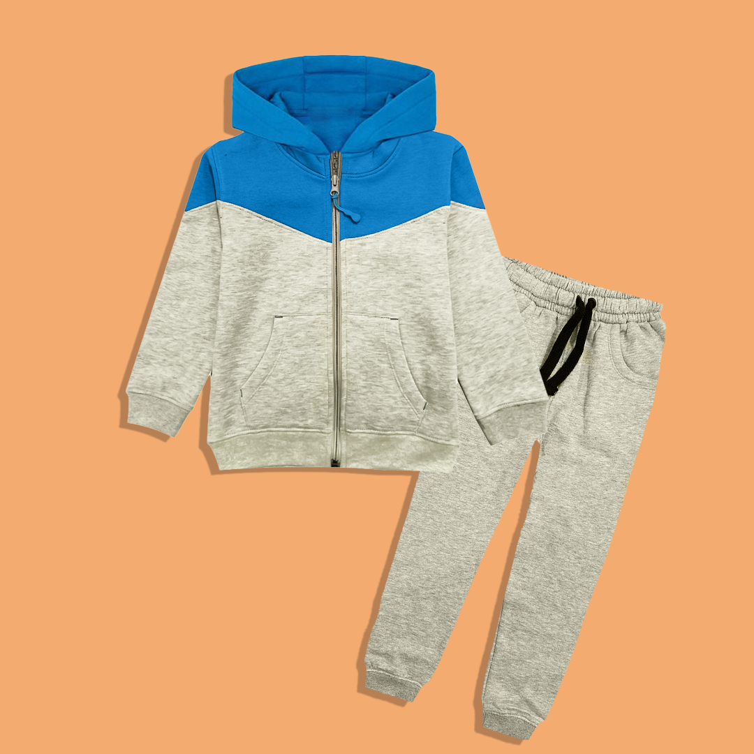 SKY & GREY CONGO TRACK SUIT