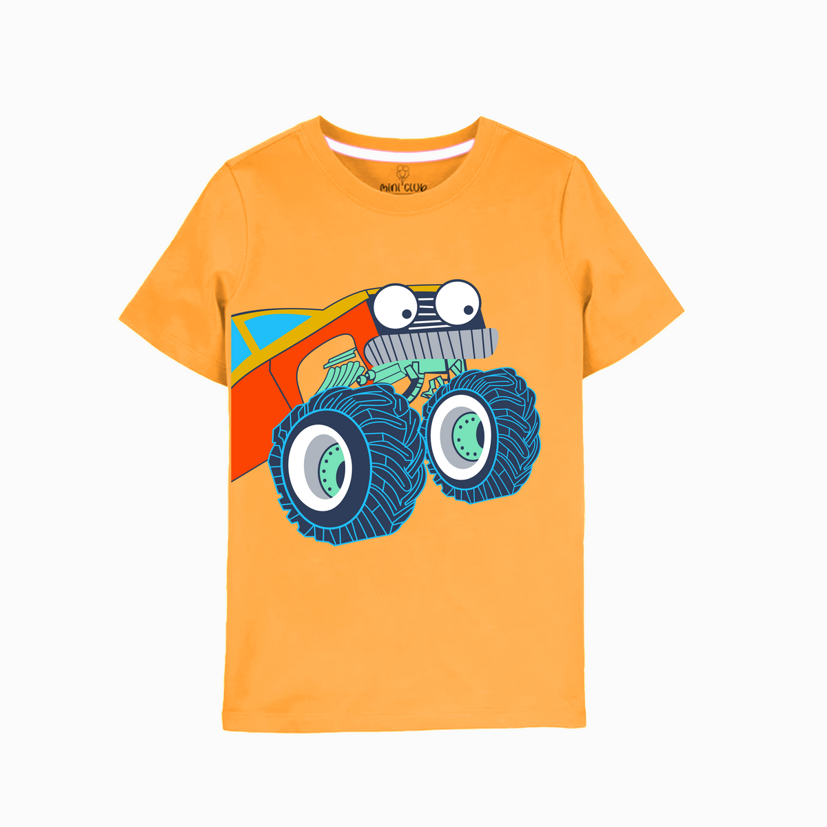 Orange Jeep Kids T-shirts