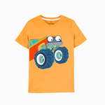 Orange Jeep Kids T-shirts