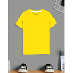basic yellow kids t shirt