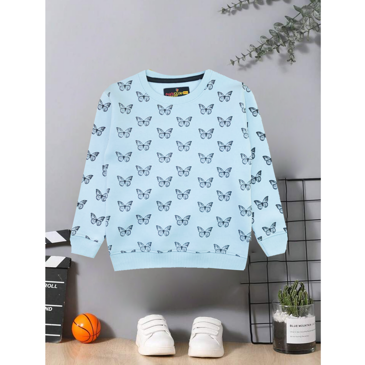 All Over Butterfly Kids Sweat Shirt